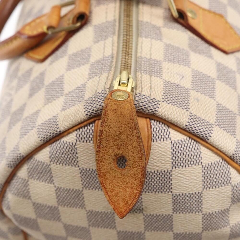 LOUIS VUITTON Damier Azur Speedy 30 Hand Bag N41533 LV Auth 158759 - Picture 9 of 16